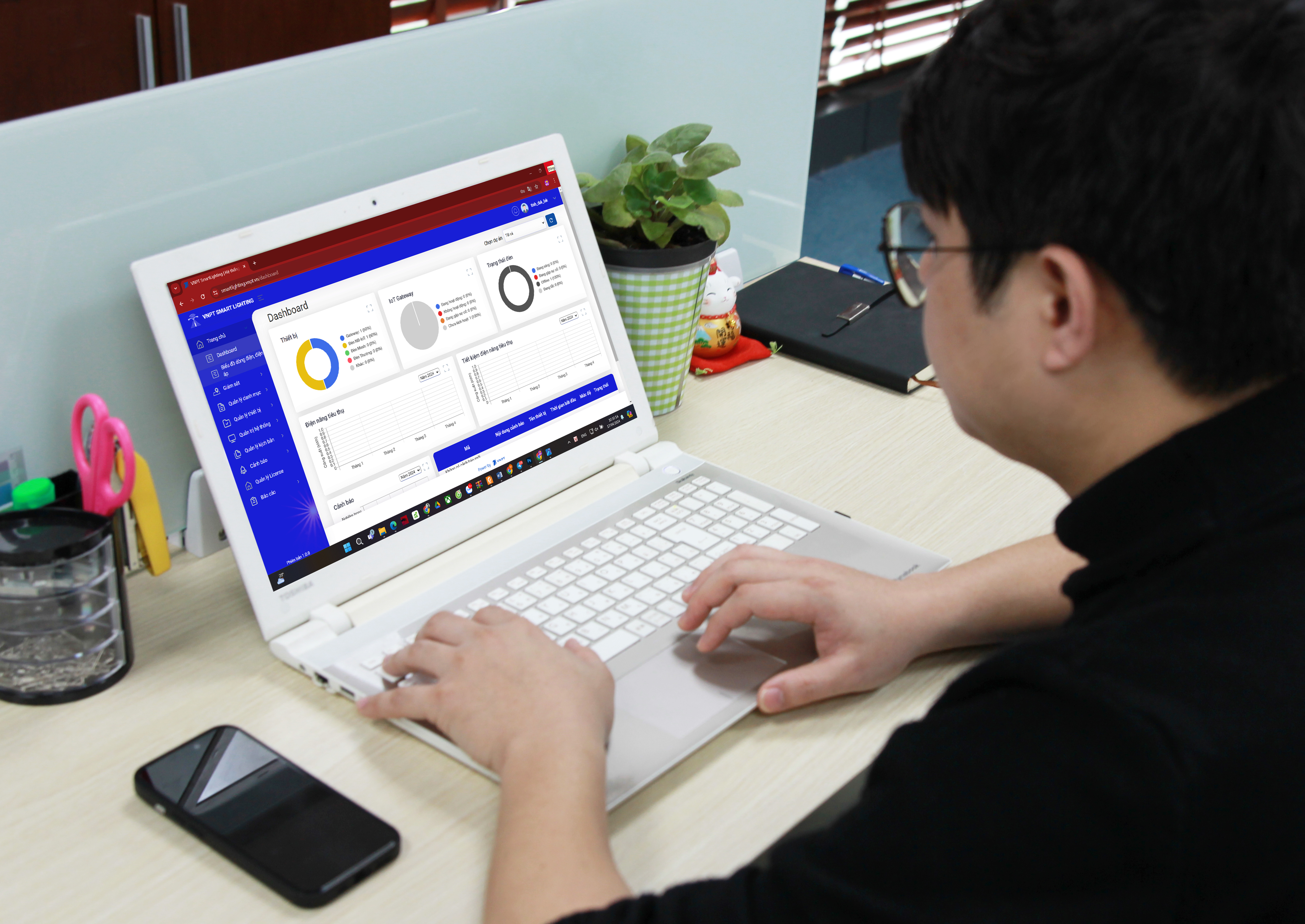 Hưởng ứng ngày trái đất 2024 - Tiết kiệm năng lượng với VNPT Smart Lighting